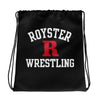 Royster Rockets Wrestling All-Over Print Drawstring Bag