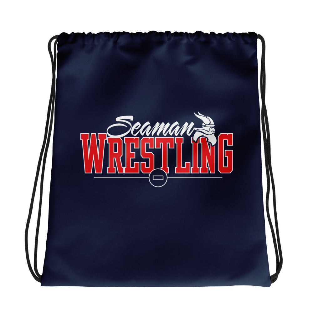 Topeka Seaman Wrestling Throw Blanket 50 x 60