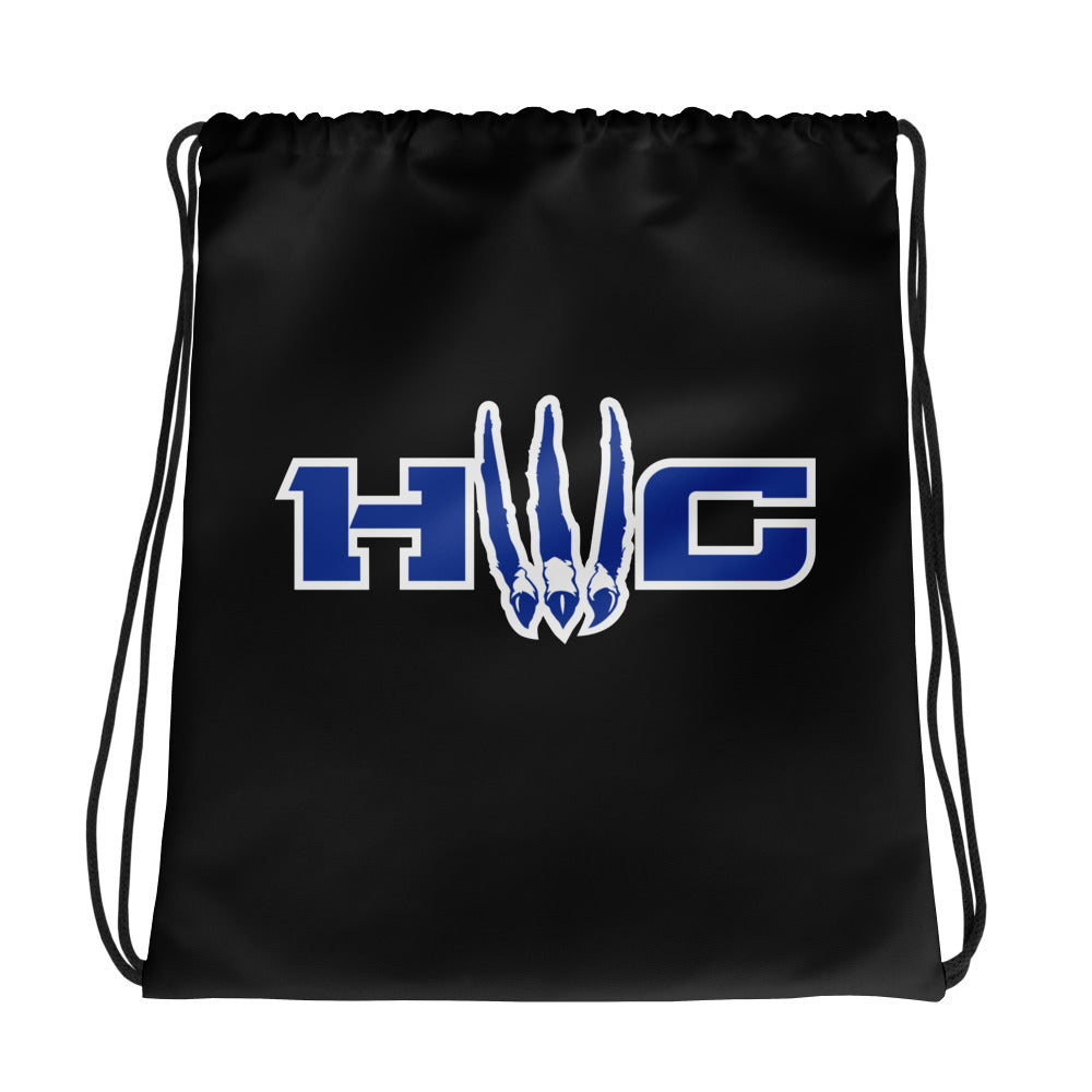 Hillsboro Wrestling Club All-Over Print Drawstring Bag