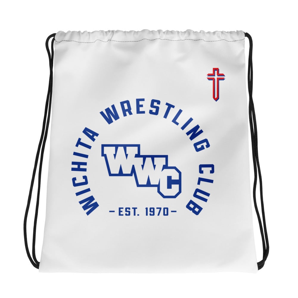 Wichita Wrestling Club All-Over Print Drawstring Bag