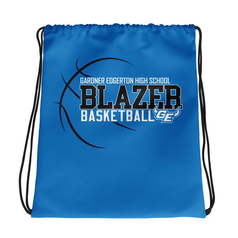 Gardner Edgerton Basketball All-Over Print Drawstring Bag