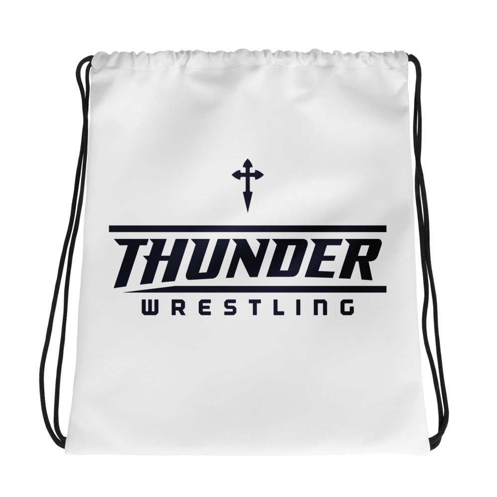 St. James Wrestling All-Over Print Drawstring Bag