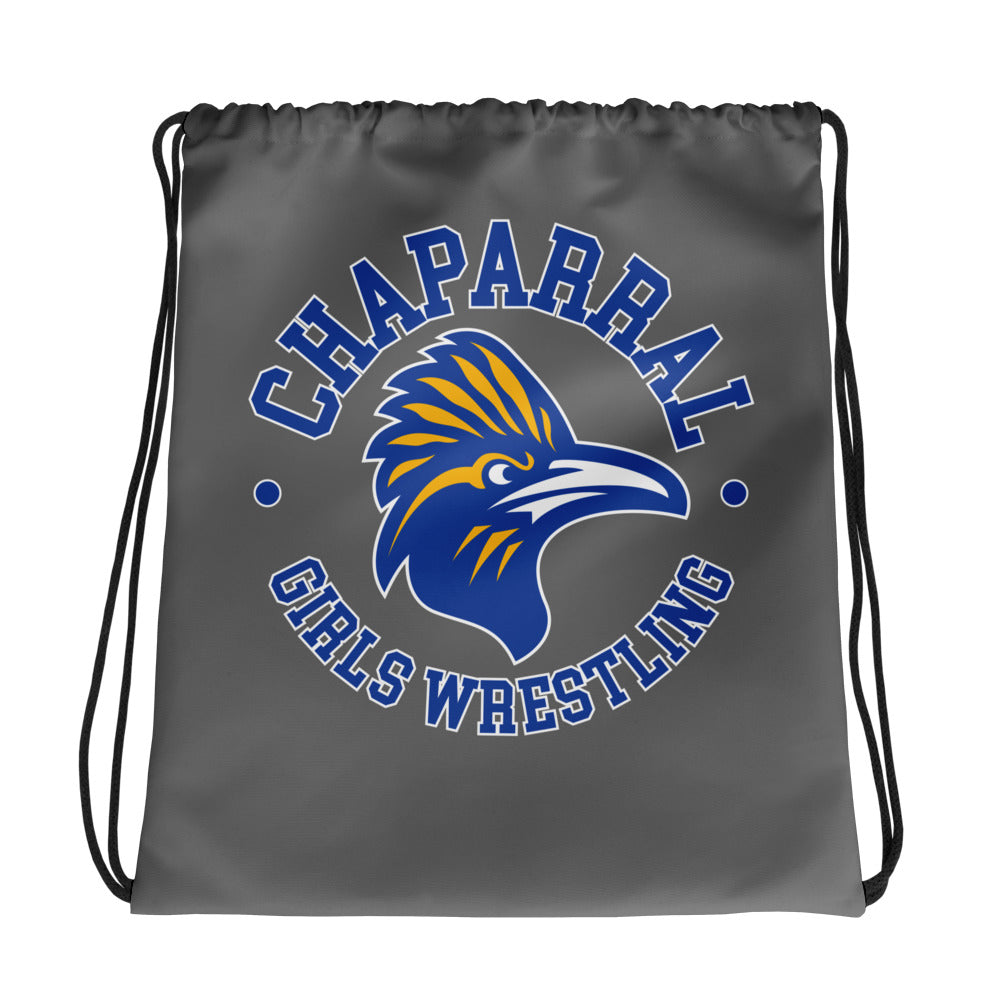 Chaparral High School Wrestling All-Over Print Drawstring Bag