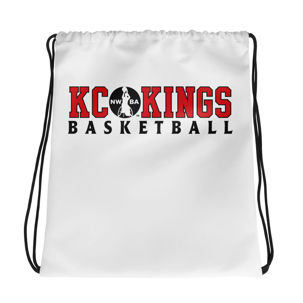 KC Kings Basketball All-Over Print Drawstring Bag