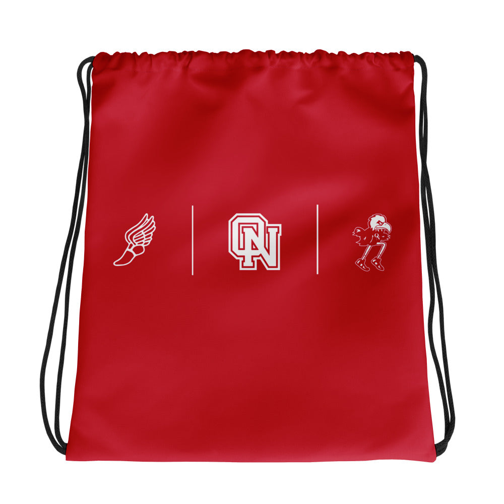 Olathe North Track & Field Drawstring bag