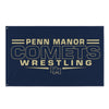 Penn Manor Comets Wrestling  All-Over Print Flag