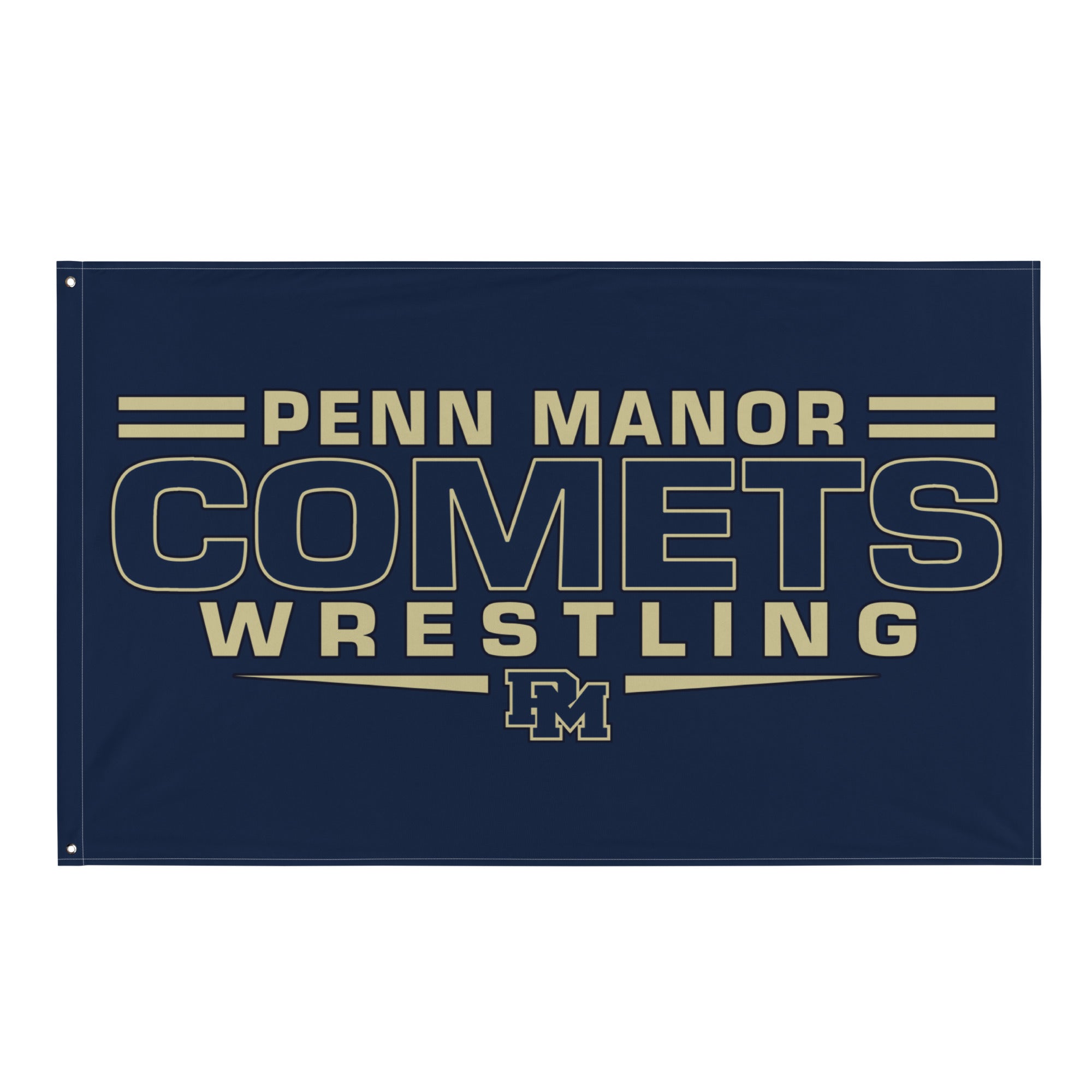 Penn Manor Comets Wrestling  All-Over Print Flag