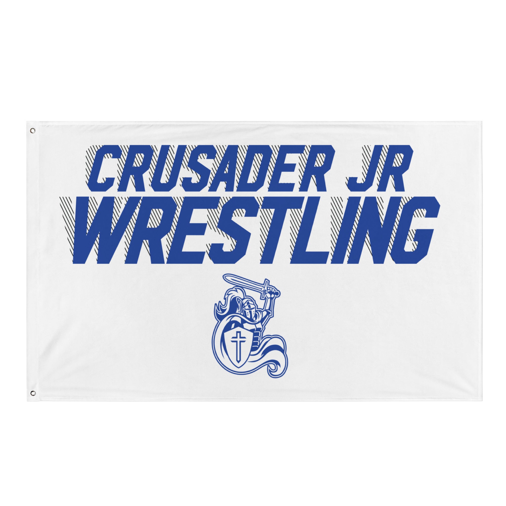 Crusader Jr. Wrestling All-Over Print Flag