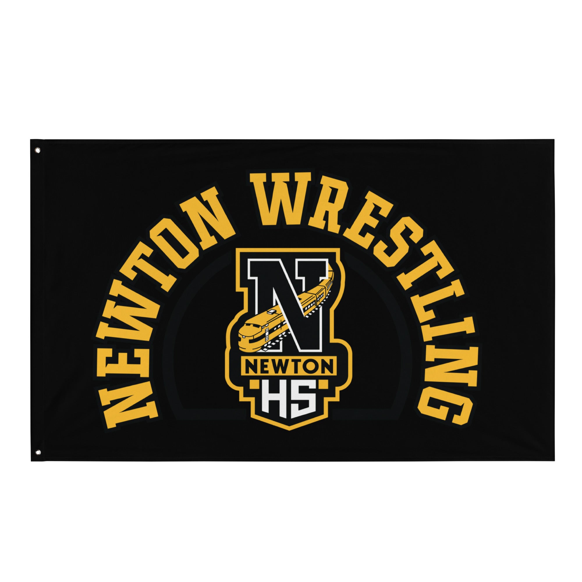 Newton High School Wrestling  All-Over Print Flag