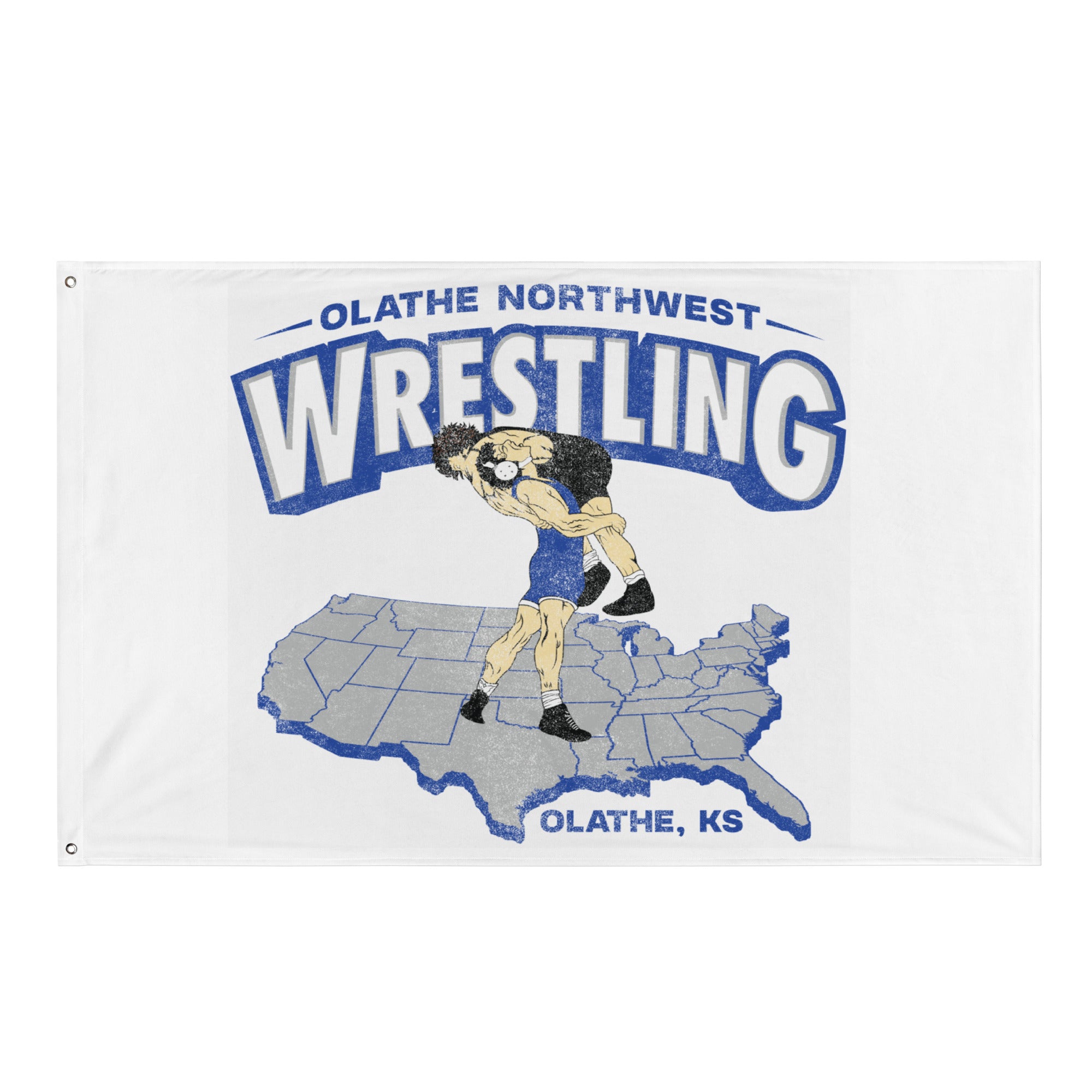 Olathe Northwest  All-Over Print Flag