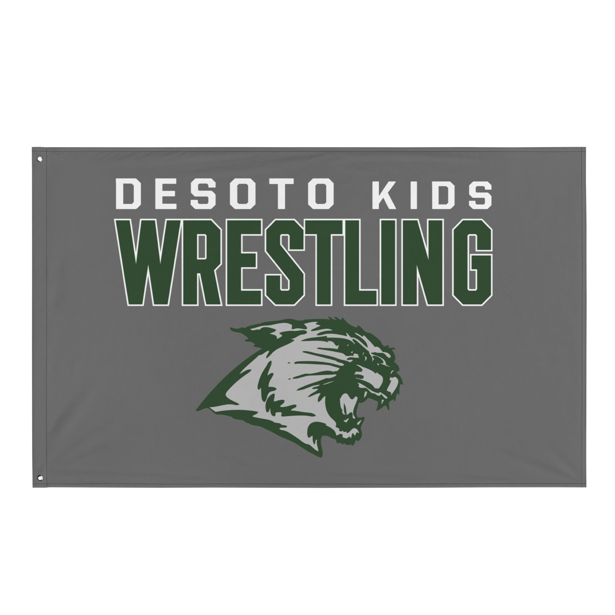 De Soto Kids Wrestling All-Over Print Flag