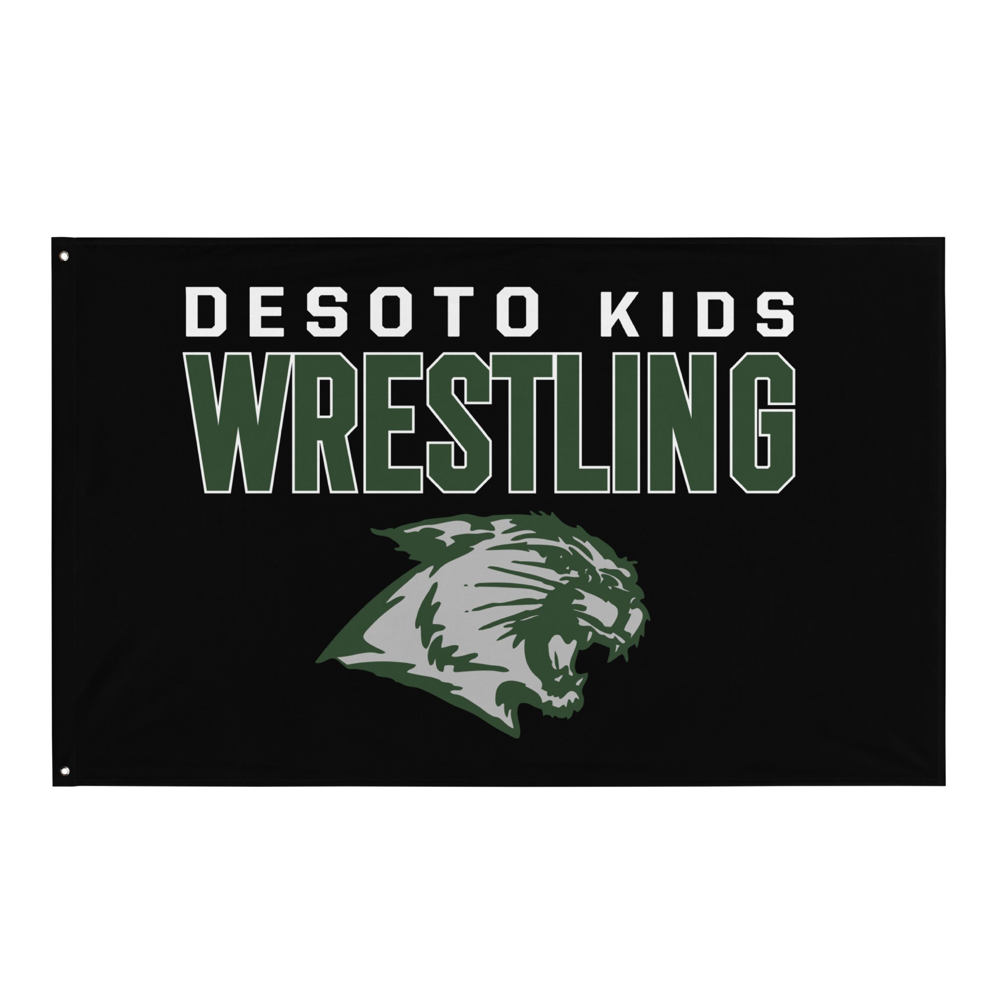 De Soto Kids Wrestling All-Over Print Flag
