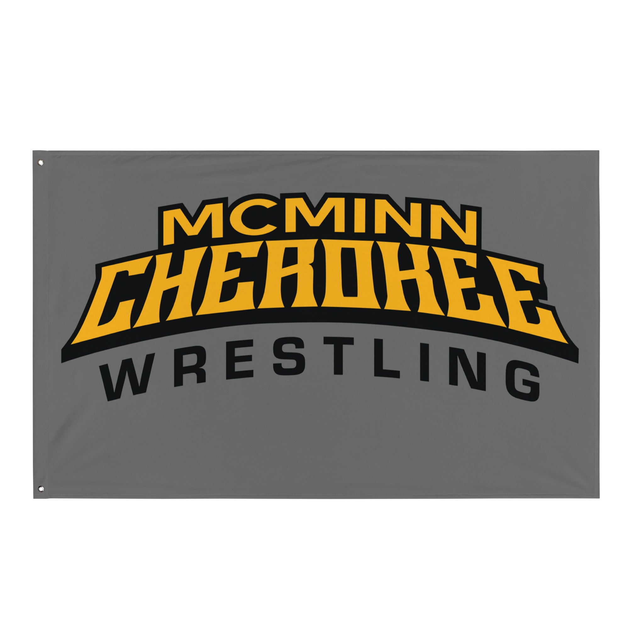 McMinn Cherokees Wrestling All-Over Print Flag