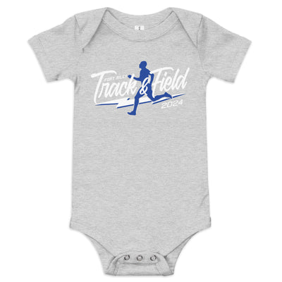 Fort Riley MS Track & Field Baby short sleeve one piece