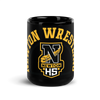 Newton High School Wrestling  Black Glossy Mug
