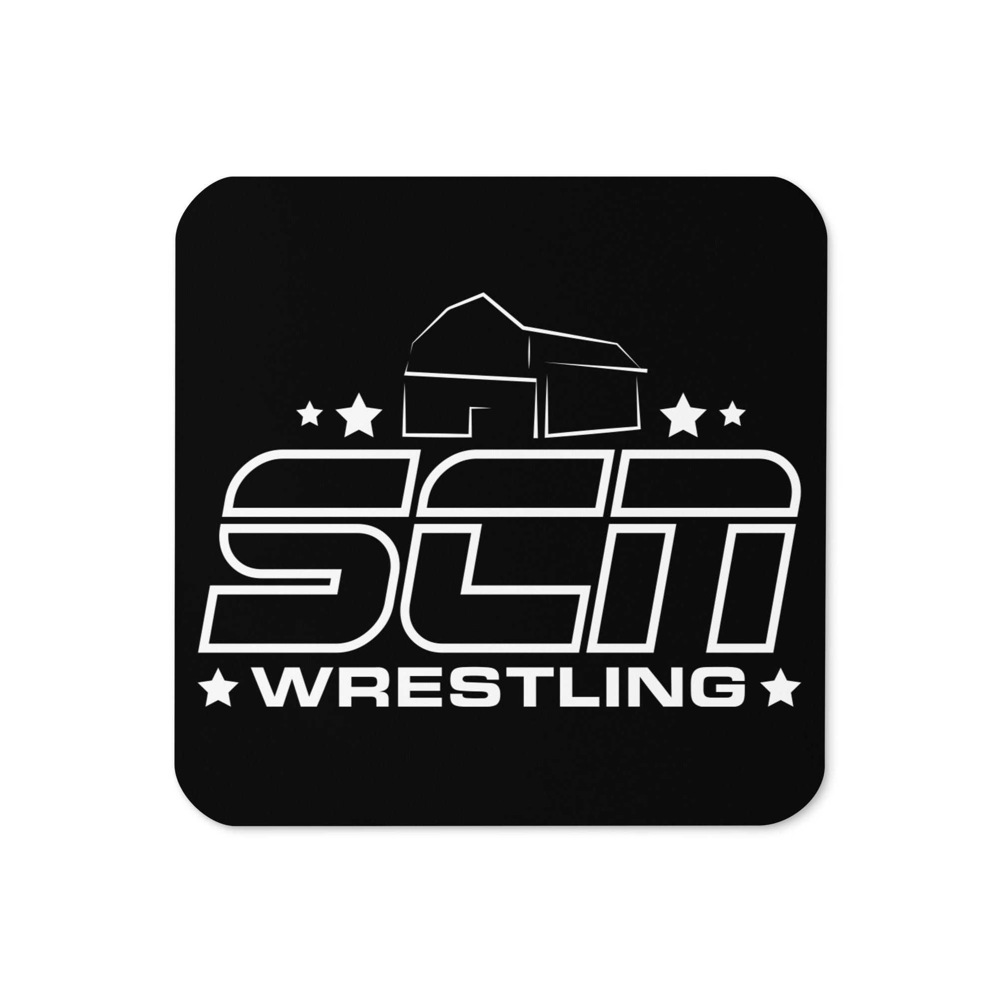 SCN Wrestling Cork Back Coaster