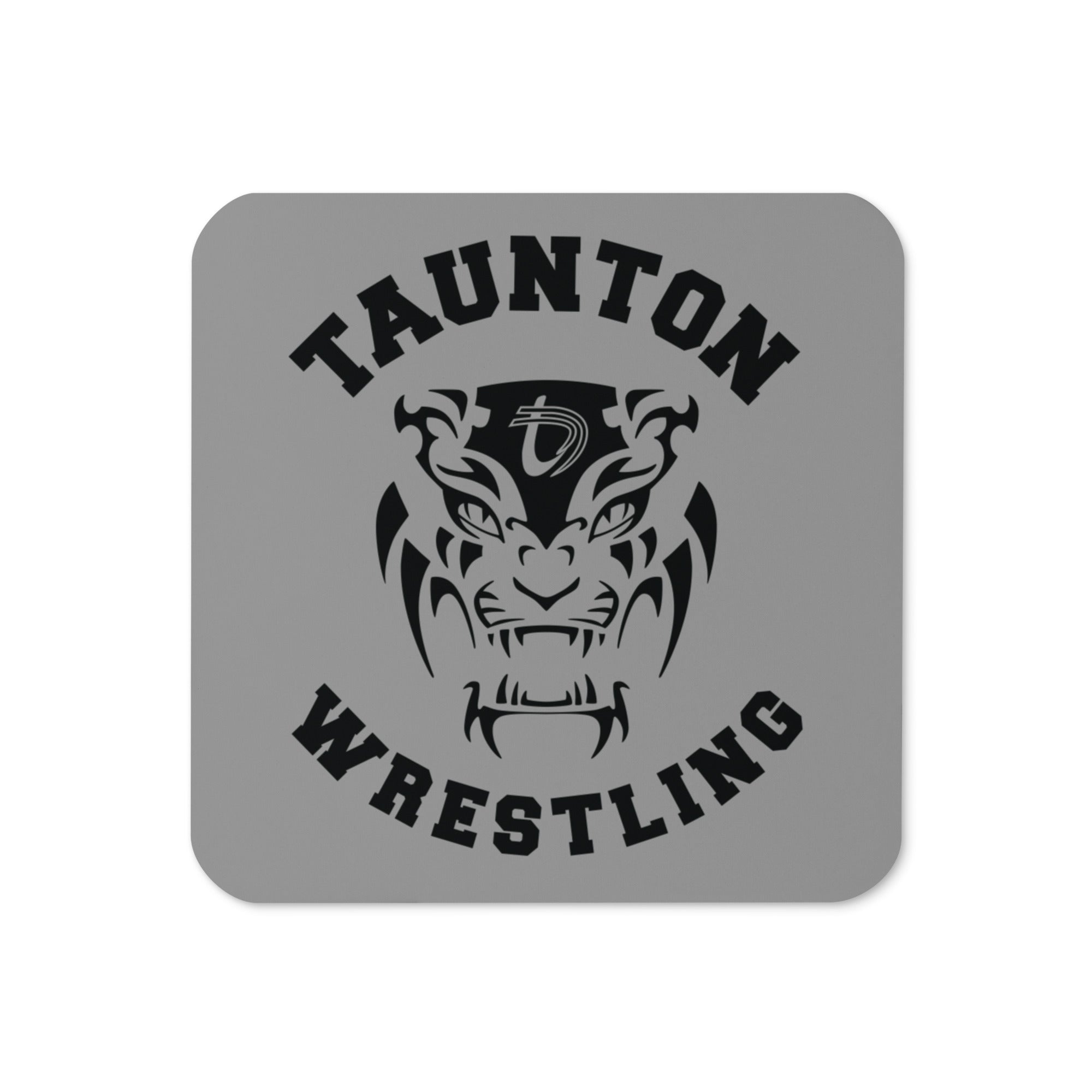 Taunton Wrestling Cork Back Coaster