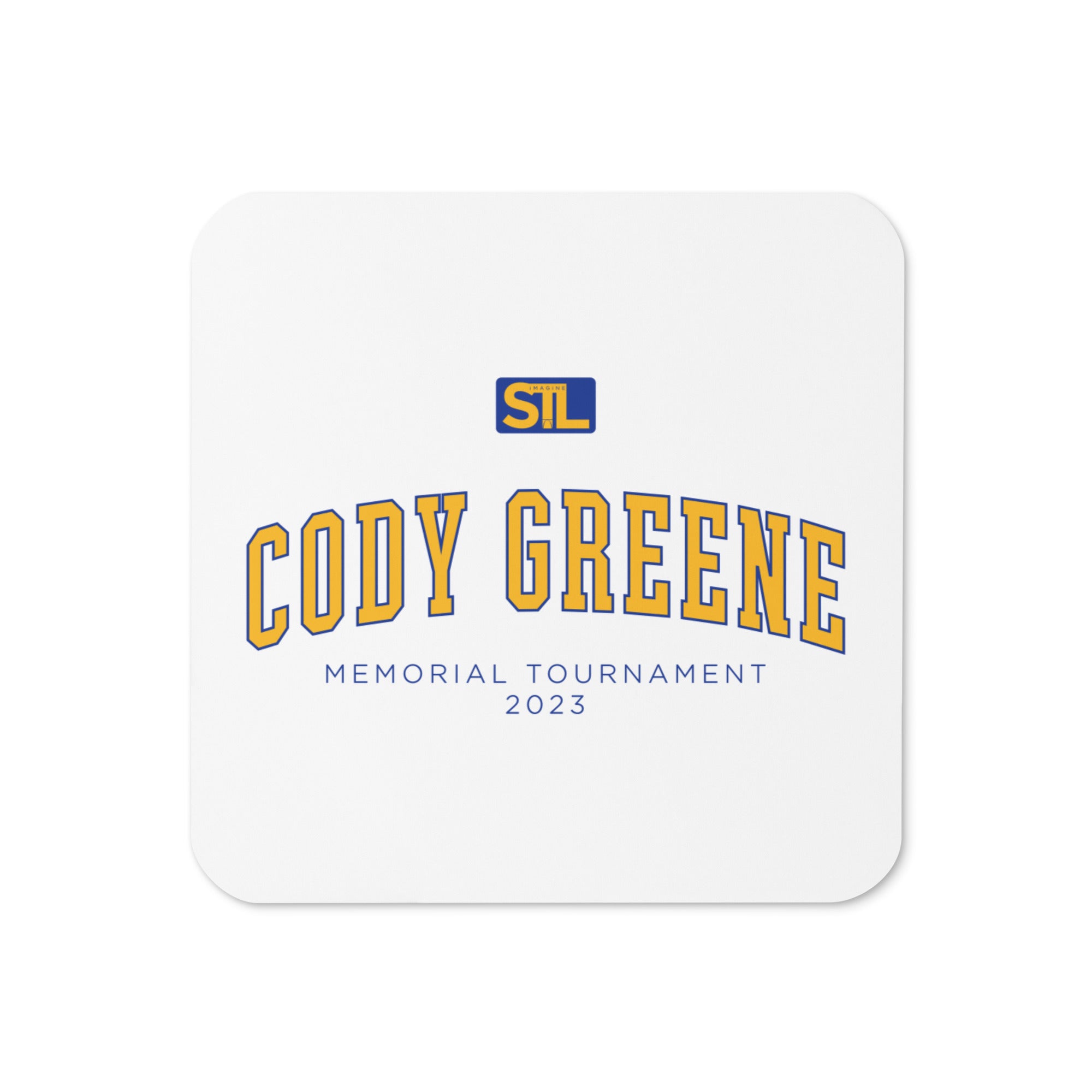 Cody Greene Memorial Tournament Cork Back Coaster