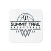 Summit Trail Middle School Basketball Cork Back Coaster