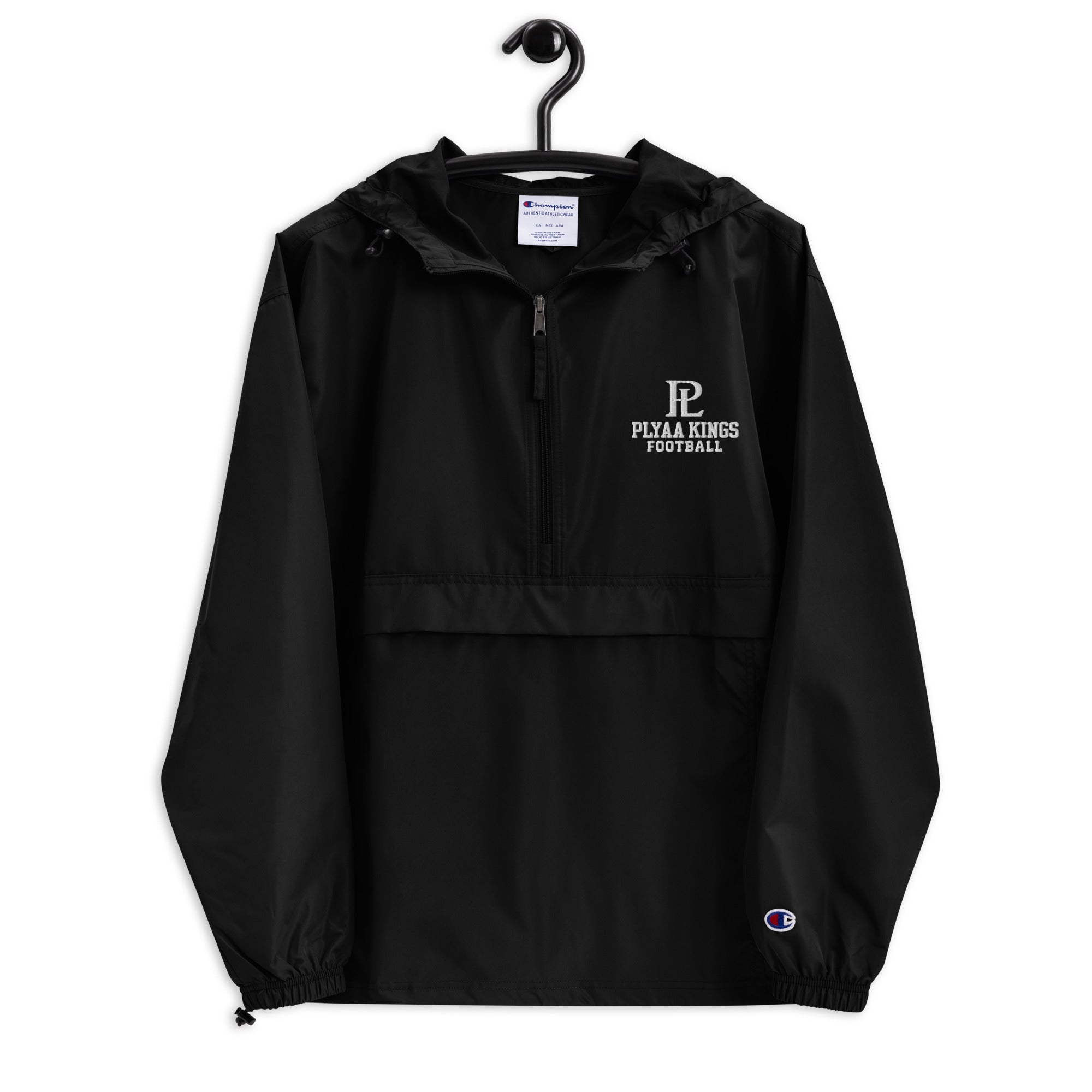 PLYAA Kings Football Embroidered Champion Packable Jacket