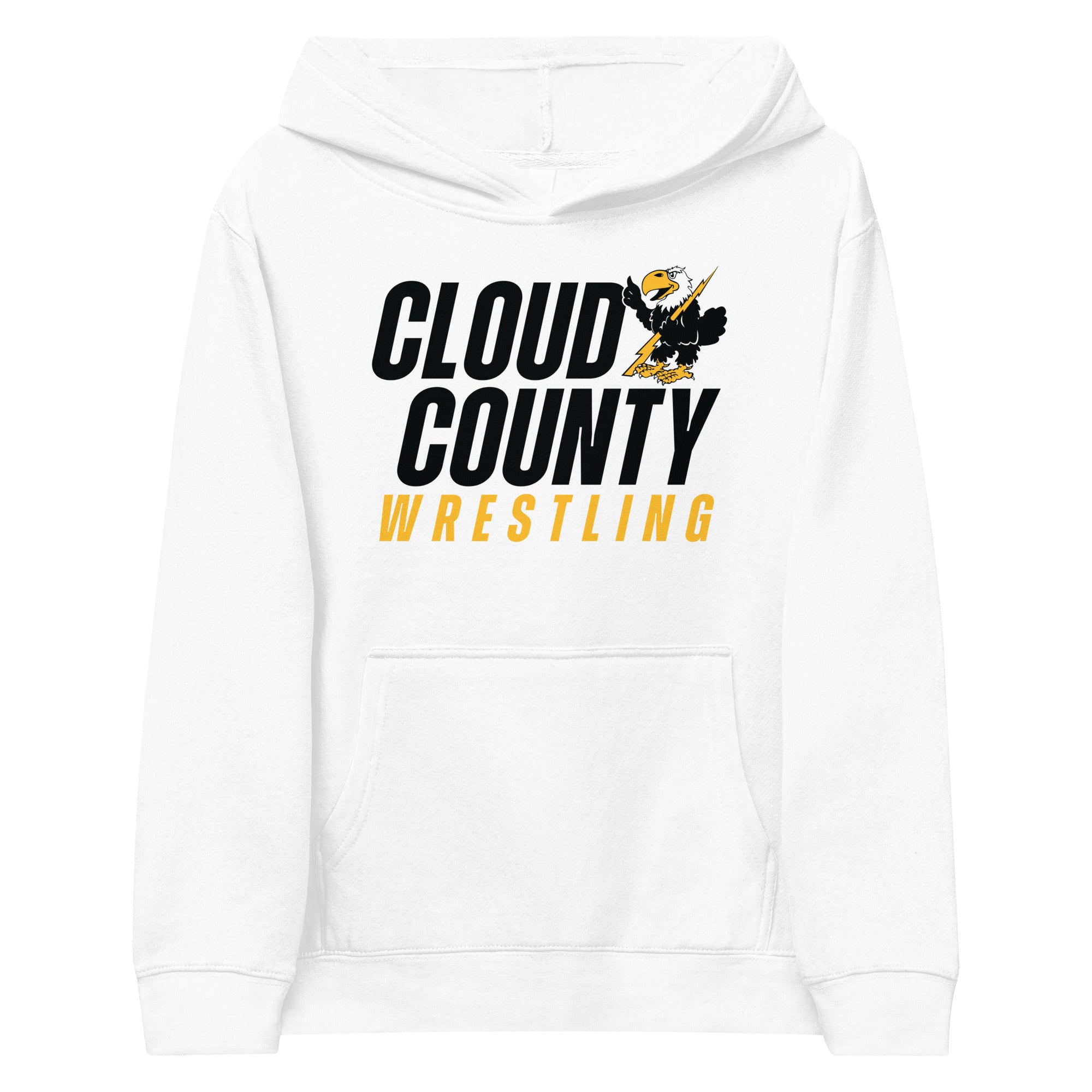 Cloud County CC Wrestling Kids Fleece Hoodie