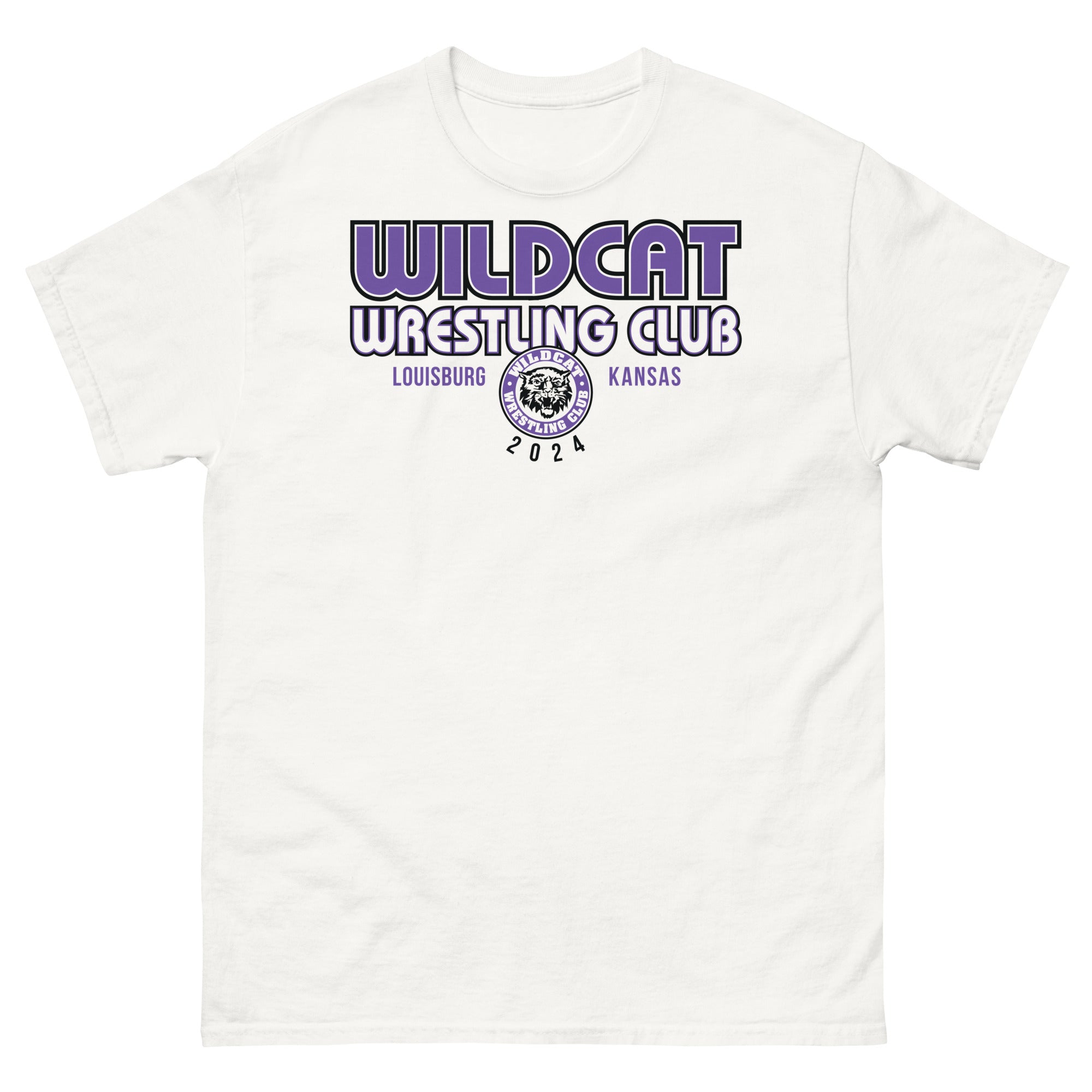 Wildcat Wrestling Club (Louisburg) - Front Design Only - Men's classic tee