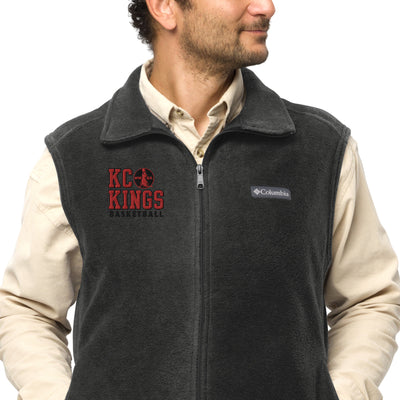 KC Kings Basketball Mens Columbia Fleece Vest