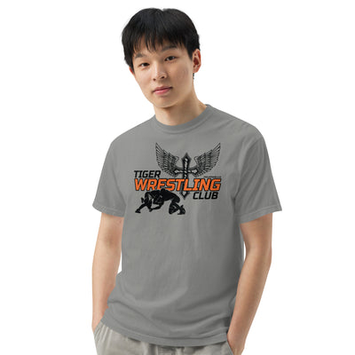 Tiger Wrestling Club Mens Garment-Dyed Heavyweight T-Shirt