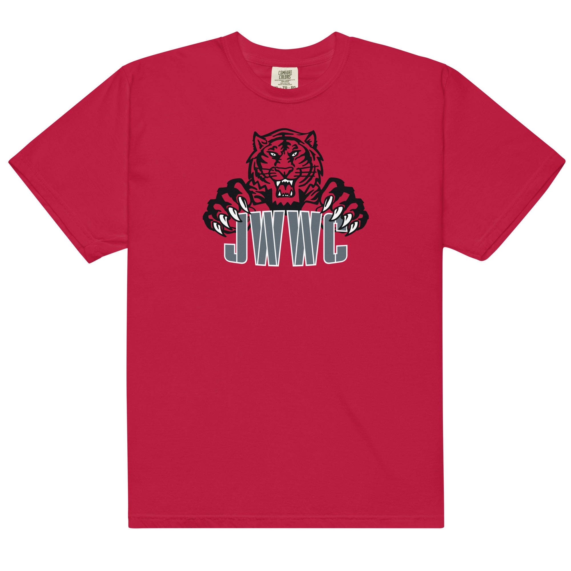 Jeff West Wrestling Club Mens Garment-Dyed Heavyweight T-Shirt