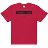 Kansas Thunderstruck Wrestling Red/Grey Thunderstruck Mens Garment-Dyed Heavyweight T-Shirt