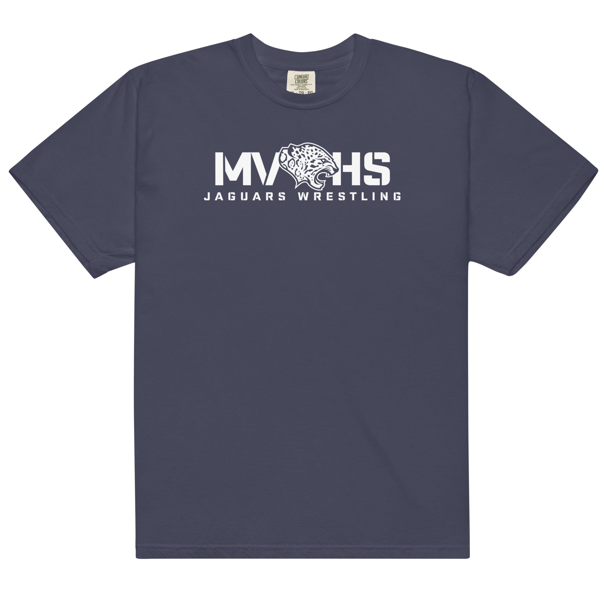 Mill Valley Wrestling Mens Garment-Dyed Heavyweight T-Shirt