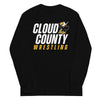 Cloud County CC Wrestling Mens Long Sleeve Shirt