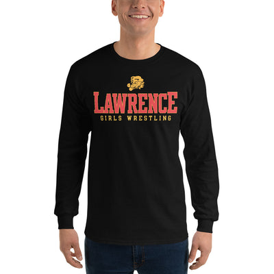 Lawrence Girls Wrestling  Mens Long Sleeve Shirt