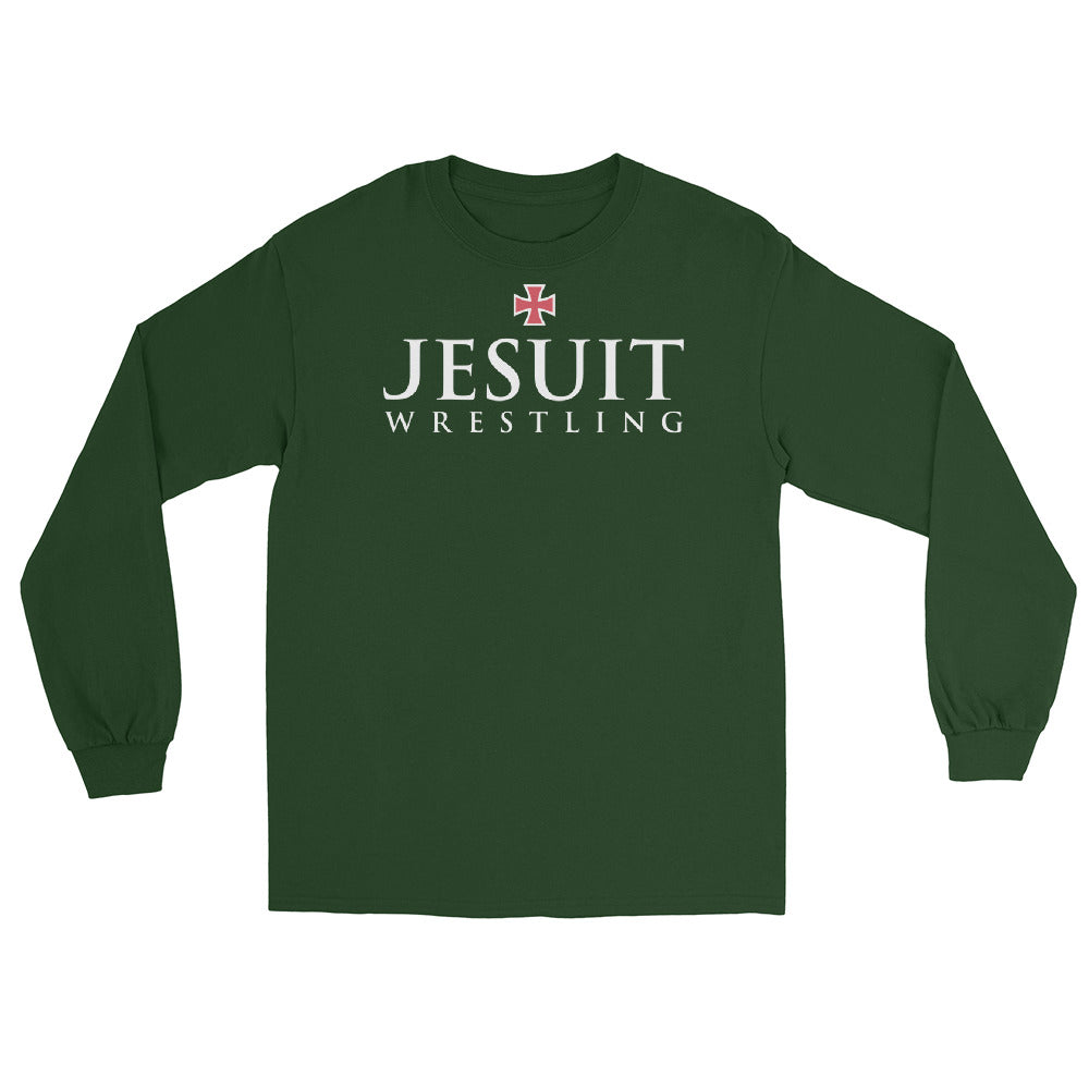 Strake Jesuit Wrestling Forest Ultra Cotton Long Sleeve Tee