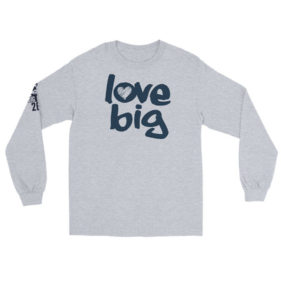 Love Big Like Nate Mens Long Sleeve Shirt