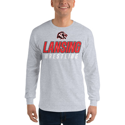 Lansing Wrestling  Mens Long Sleeve Shirt