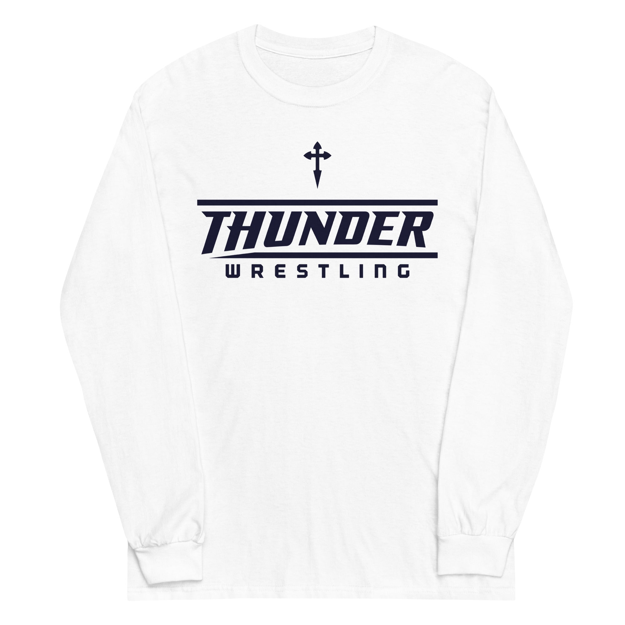 St. James Wrestling (Front Design Only) Mens Long Sleeve Shirt