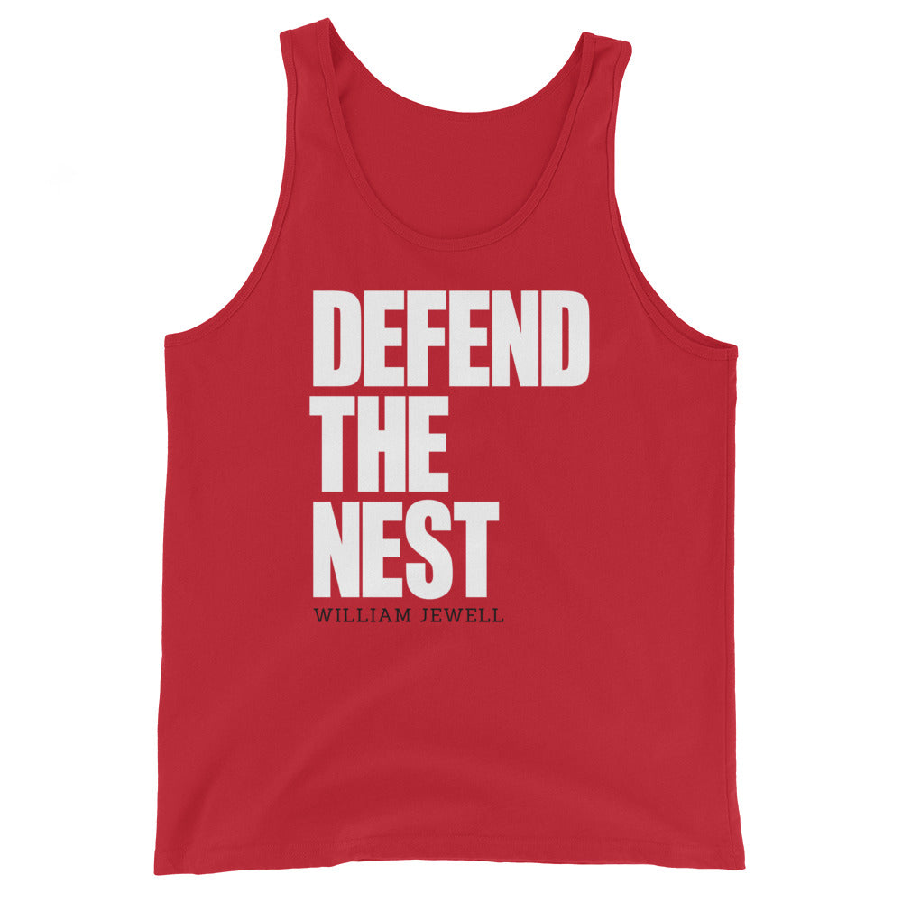 William Jewell Wrestling Defend The Nest Mens Staple Tank Top