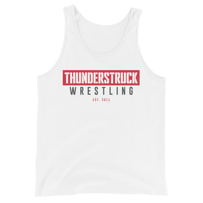 Kansas Thunderstruck Wrestling Black/White Thunderstruck Men’s Staple Tank Top