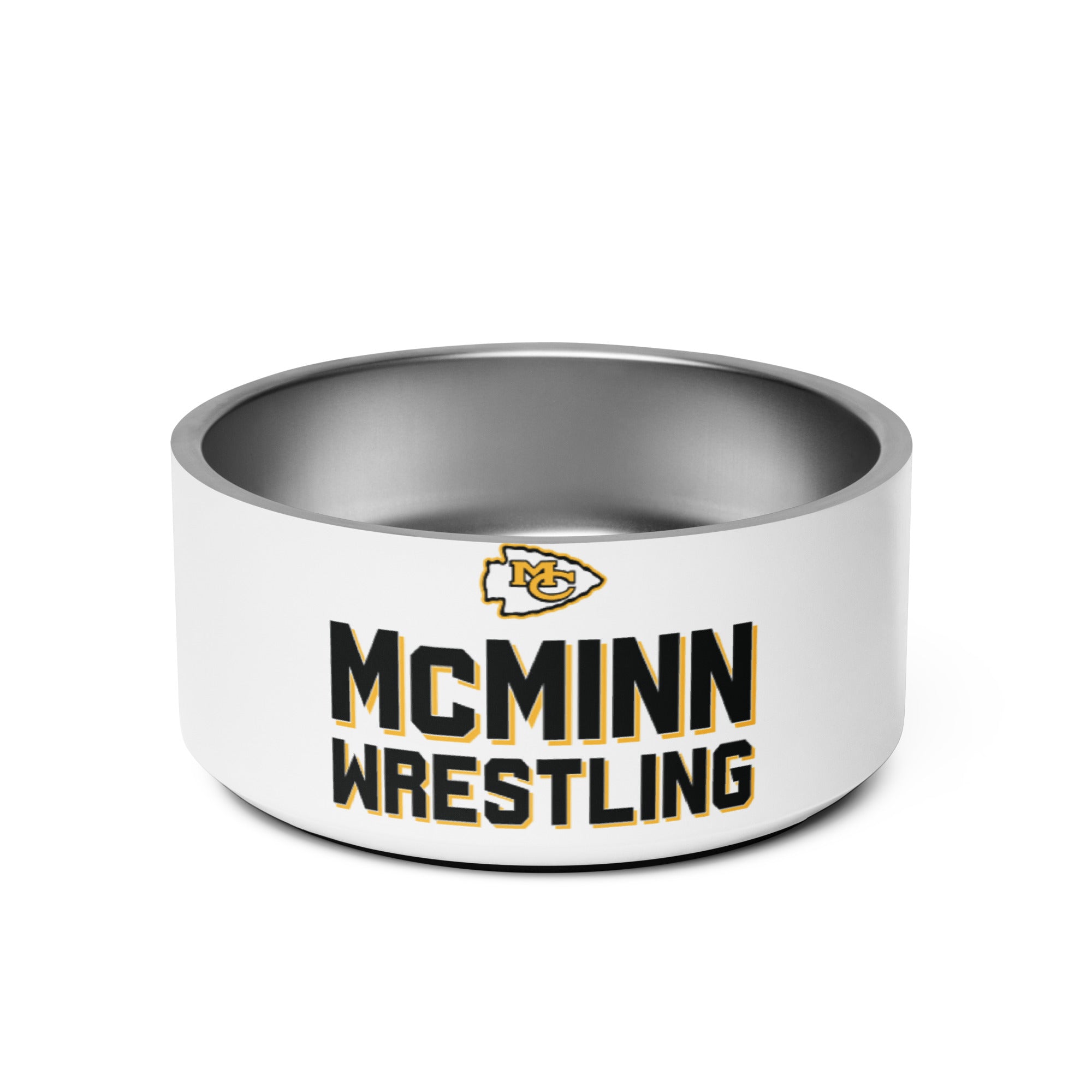 McMinn High School Wrestling All Over Print Pet bowl