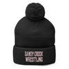 Sandy Creek Wrestling Pom-Pom Knit Cap