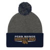 Penn Manor Comets Wrestling  Pom-Pom Knit Cap