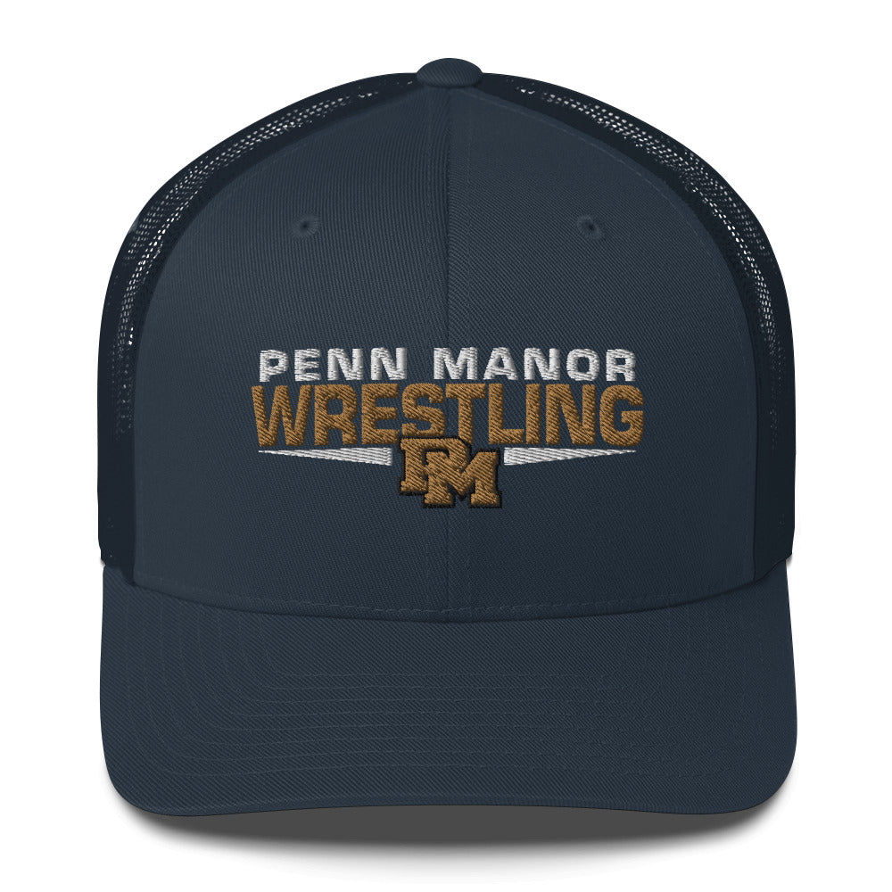 Penn Manor Comets Wrestling  Retro Trucker Hat