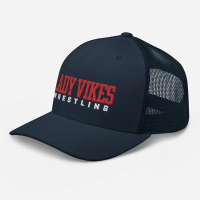 Lady Vikes Wrestling Retro Trucker Hat