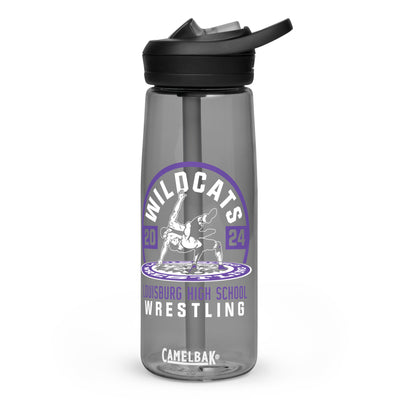Louisburg High School Wrestling Sports water bottle