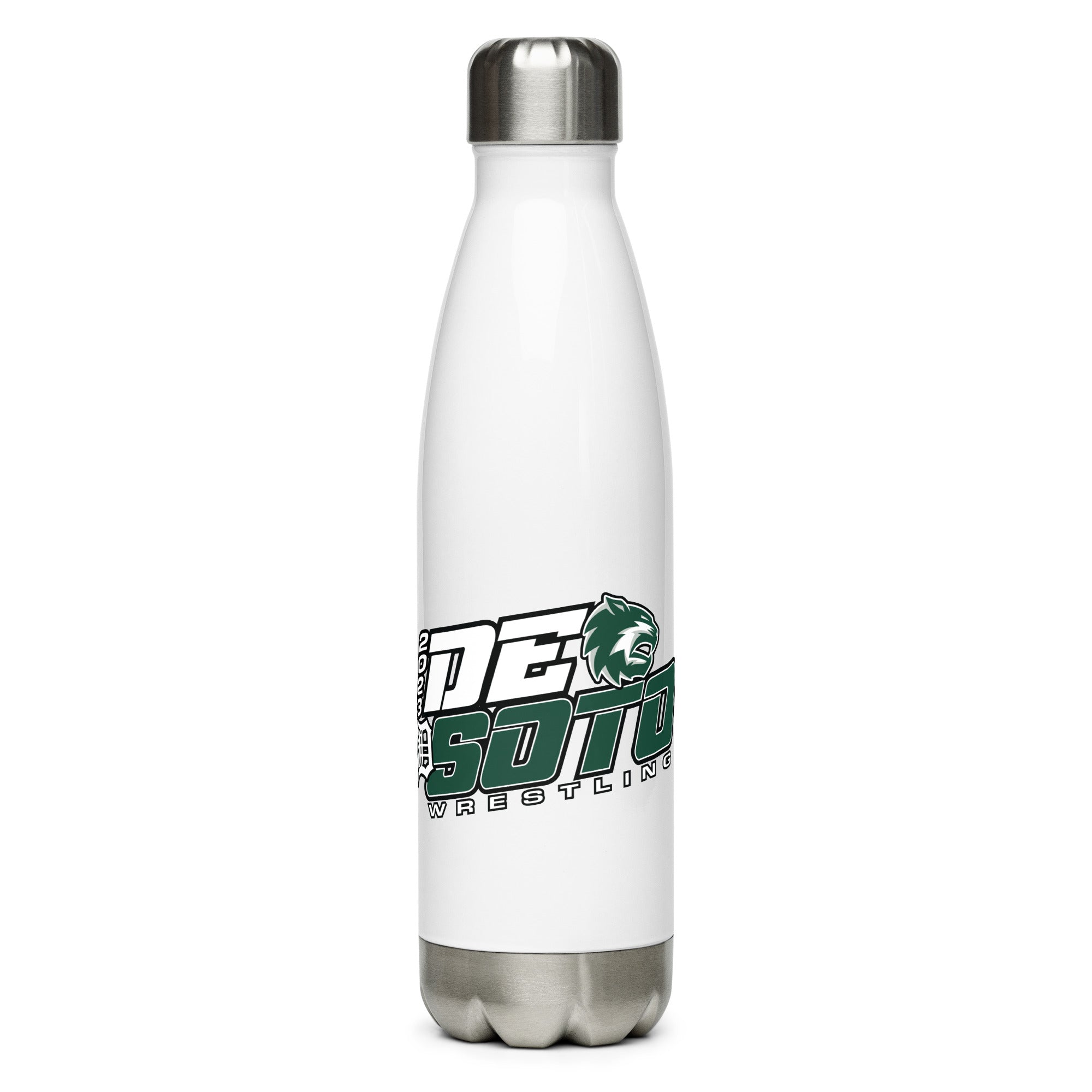 De Soto High School Wrestling Stainless Steel Water Bottle