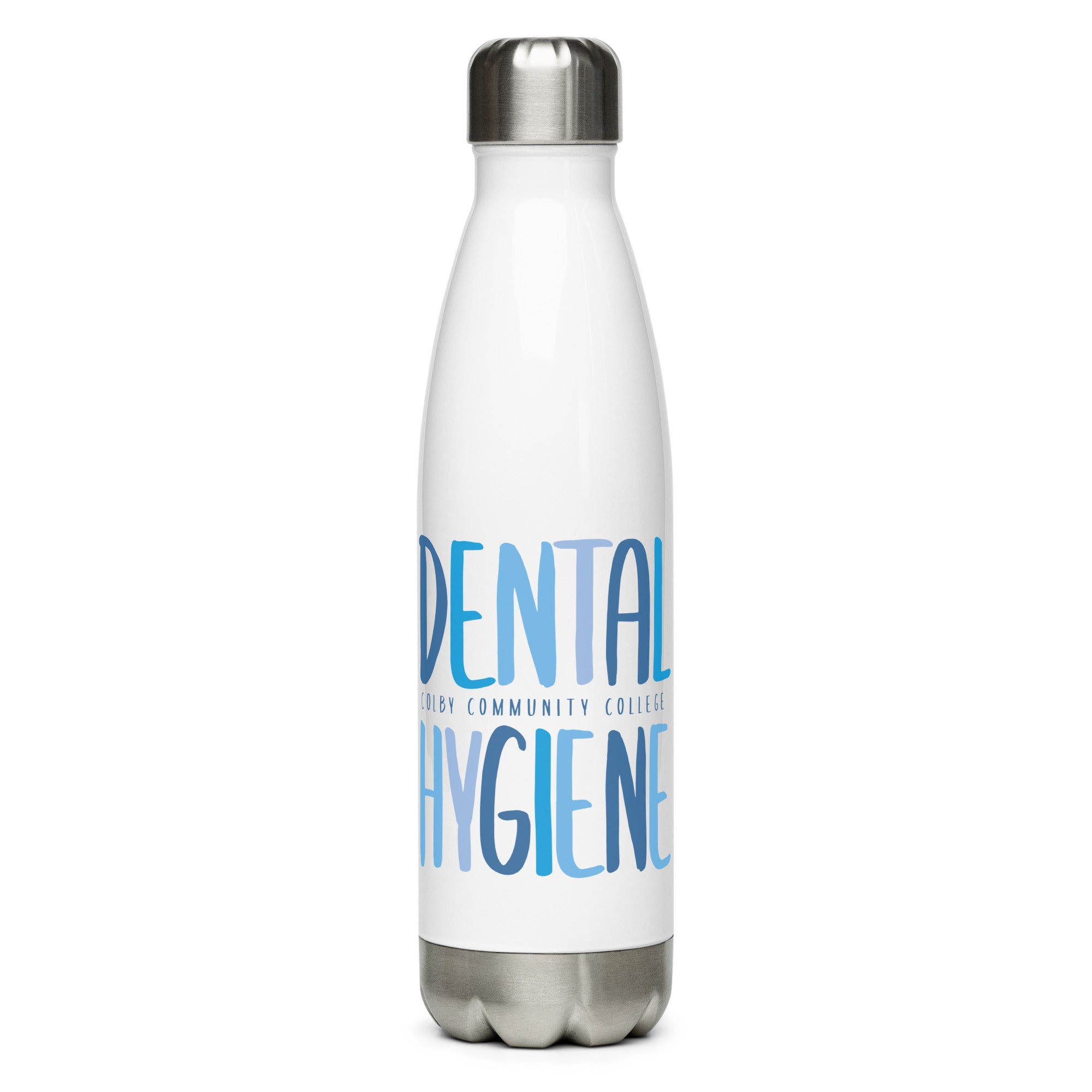 Colby Community College Dental Hygiene Stainless steel water bottle