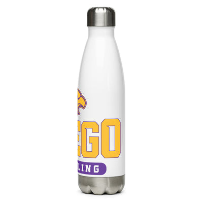 Trego Community High School Wrestling Stainless Steel Water Bottle