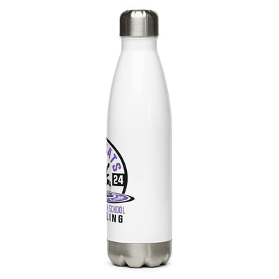 Louisburg High School Wrestling Stainless steel water bottle