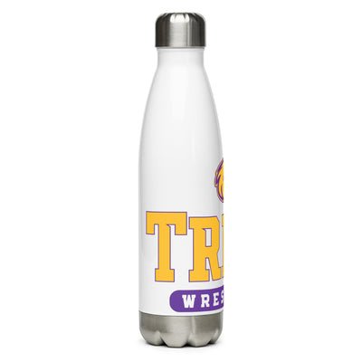 Trego Community High School Wrestling Stainless Steel Water Bottle